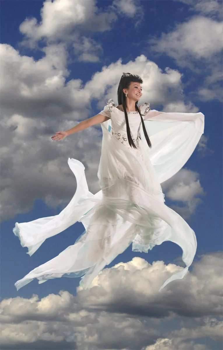仙女下凡，美丽画卷展现