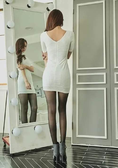 黑丝美女，摄影艺术的极致享受